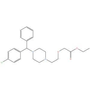Cetirizine Ethyl Ester
Cetirizine Dihydrochloride Ethyl Ester ; (RS)-2-[2-[4-[(4- Chlorophenyl)phenylmethyl]piperazin-1-yl]ethoxy]acetic acid ethyl ester