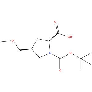 (2S,4S)-1-(tert-butoxycarbonyl)-4-(MethoxyMethyl)pyrrolidine-2-carboxylic acid