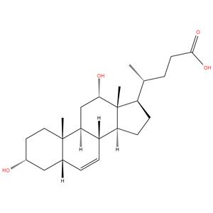 3alpha,12alpha-Dihydroxy-5beta-chol-9(11)-enic Acid