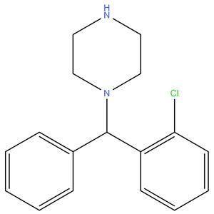 1-[(2-Chlorophenyl)(phenyl)methyl]piperazine