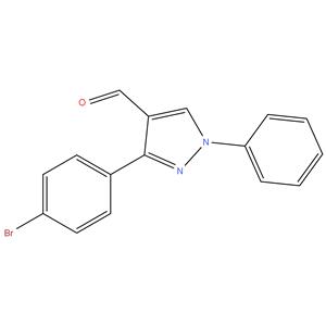 3-(4-BROMO PHENYL)-1-PHENYL PYRAZOLE-4-CARBALDEHYDE
