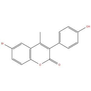 6-Bromo-3(4'-hydroxyphenyl)-4-methylcoumarin