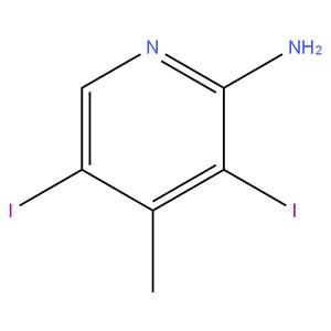 2-Amino-3,5-Diiodo-4-Methylpyridine