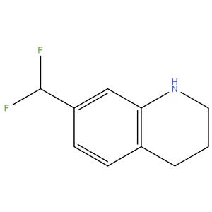 7-(difluoro methyl)-1,2,3,4-tetrahydroquinoline