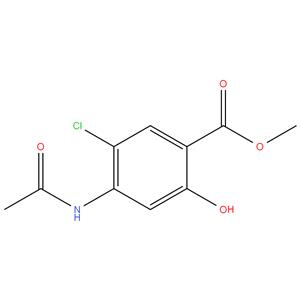 methyl 4 - acetamido - 5 - chloro - 2 - hydroxybenzoate