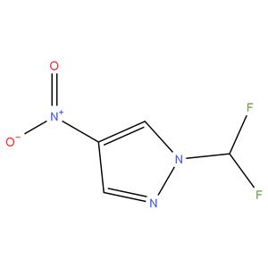 1- ( difluoromethyl ) -4 - nitro - 1H - pyrazole