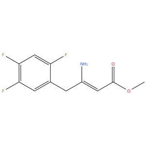 ( Z ) -Methyl 3 - amino - 4- ( 2,4,5 - trifluorophenyl ) but - 2
enoate