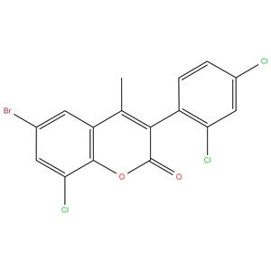 6-Bromo-8-chloro-3(2’,4’-dichlorophenyl)-4-methylcoumarin