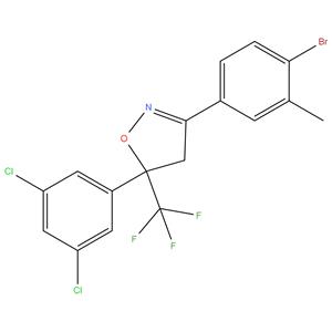 3-(4-bromo-3-methylphenyl)-5-(3,5-dichlorophenyl)-5-(trifluoromethyl)-4,5-dihydroisoxazole