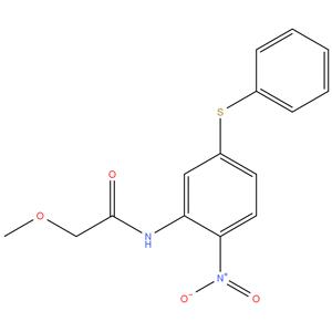 2-Methoxy-N-[2-nitro-5-(phenylthio)phenyl]-acetamide