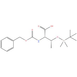 N-benzyloxycarbonyl-O-(tert-butyldimethylsilyl)-L-threonine