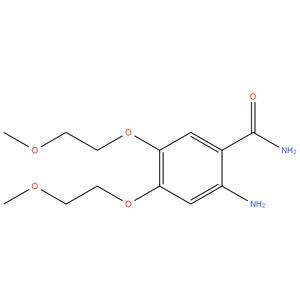 Erlotinib impurity-1 standard (4,5-BIS(2-METHOXYETHOXY)-2-AMINOBENZAMID )