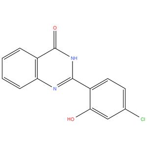 4(3H)-Quinazolinone, 2-(4-chloro-2-hydroxyphenyl)-