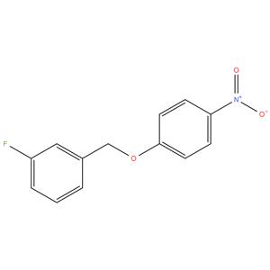 1 - fluoro - 3 - ( ( 4 - nitrophenoxy ) methyl ) benzene