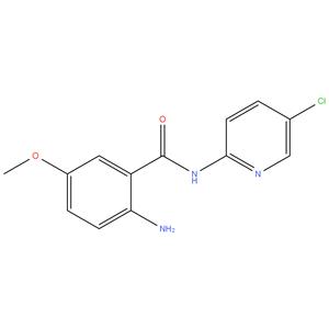N-(5-chloro-pyridin-2-yl)-5-methoxy-2-amino-benzamide