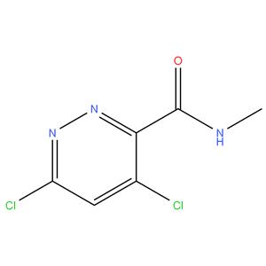 4,6-Dichloro-N-methyl-3-pyridazine carboxamide