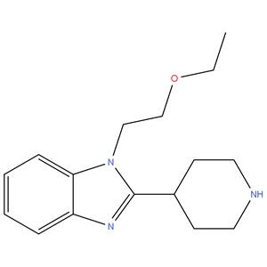 1-(2-Ethoxy ethyl)-2-(Piperidin-4-yl)-1H-B(d) Imidazole Sesqui Hydrate