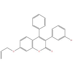 7-Allyloxy-3(3’-Bromo Phenyl)-4-Phenyl Coumarin