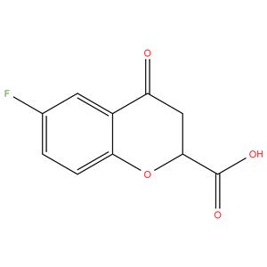 6 - Fluoro - 3,4 - dihydro- ( 2H ) -1 - benzopyram - 2
carboxylic acid