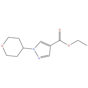 ETHYL 1-(TETRAHYDRO-2H-PYRAN4-YL)-1H-PYRAZOLE-4-CARBOXYLATE