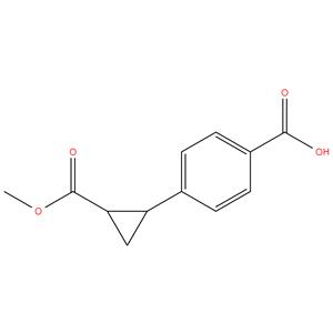 4-(2-(methoxycarbonyl)cyclopropyl)benzoic acid