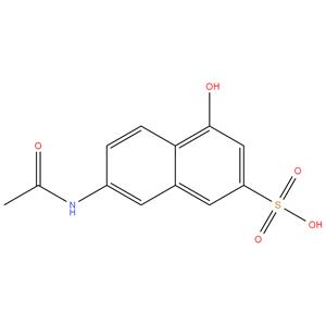 7-Acetamido-4-hydroxy-2-naphthalenesulfonic acid