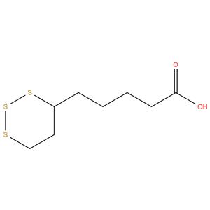 5- ( 1,2,3 - trithian - 4 - yl ) pentanoic acid
