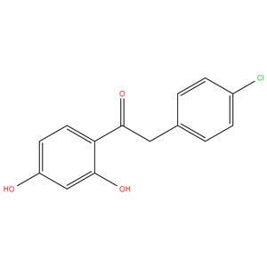 2(4’-Chlorophenyl)-2’, 4’-dihydroxyacetophenone