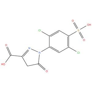 1-(2,5-Dichloro-4-sulfonyl)-5-pyrazolone-3-carboxylic acid