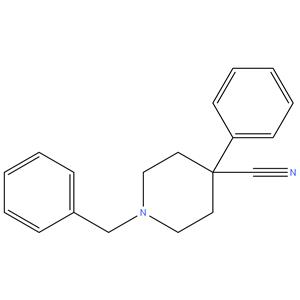 1-Benzyl-4-cyano-4-phenyl-piperidine