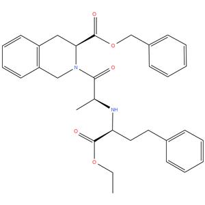 Quinapril benzyl ester maleate