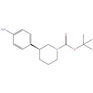 tert-butyl(3S)3-(4-amino phenyl) Piperidine -1-carboxylate