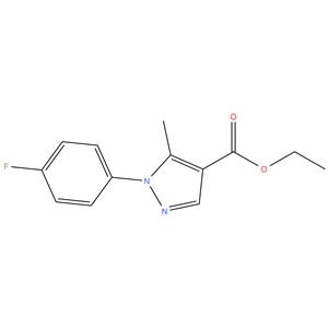 ETHYL-1-(4-FLUORO PHENYL)5-METHYL-1H-PYRAZOLE-4-CARBOXYLATE