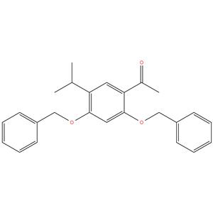 1-(2,4-Bis-benzyloxy-5-isopropyl-phenyl)-ethanone