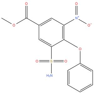 Bumetanide Impurity 1
Methyl 3-nitro-4-phenoxy-5-sulfamoylbenzoate