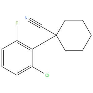 1-(2-Chloro-6-fluorophenyl)cyclohexanecarbonitrile