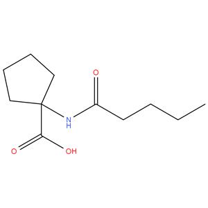 1-Valeramido Cyclopentane Carboxylic Acid