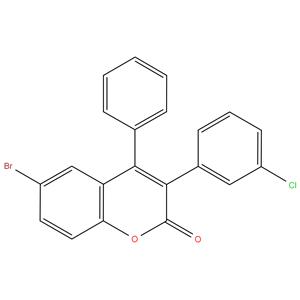 6-Bromo-3(3'-chlorophenyl)-4-phenylcoumarin