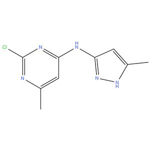 2-Chloro-6-methyl-N-(5-methyl-1H-pyrazol-3-yl)pyrimidin-4-amine