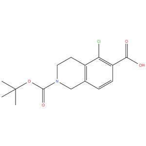 2-(tert-butoxycarbonyl)-5-chloro-1,2,3,4-tetrahydroisoquinoline-6-carboxylic acid