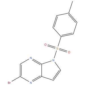 2-bromo-5-tosyl-5H-pyrrolo[2,3-b]pyrazine