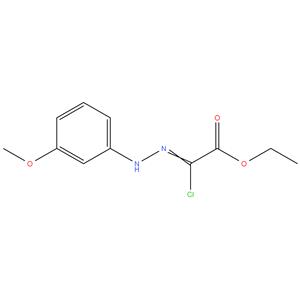 Ethyl (2Z)-2-chloro-2-[2-(3-methoxyphenyl)hydrazin-1-ylidene]acetate