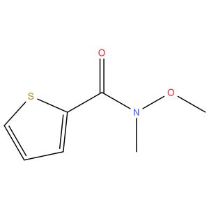 n-methyl-n-methoxy thiophene carboxamide