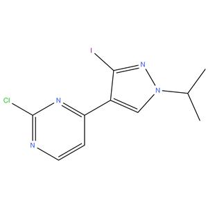 2-Chloro-4-(3-iodo-1-isopropyl-1H-pyrazol-4-yl)-pyrimidine