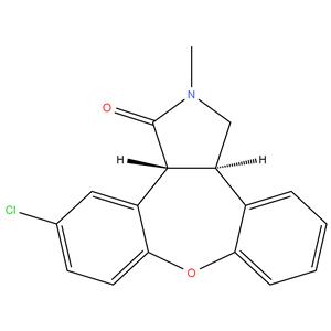 rel-(3aR,12bR)-11-Chloro-2,3,3a,12b-tetrahydro-2-methyl-1H-dibenz[2,3:6,7]oxepino[4,5-c]pyrrol-1-one