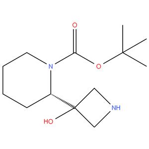 Tert-Butyl-(2S)-2-(3-4-hydroxyazetidine-3-yl)piperidine-1-carboxylate
