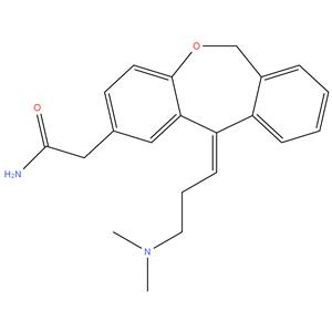 (11Z)-11-[3-(Dimethylamino)propylidene]-6,11- dihydrodibenz[b,e]oxepin-2-acetamide