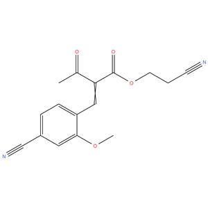 2-cyanoethyl (2E)-2-[(4-cyano-2-methoxyphenyl)methylidene]-3-oxobutanoate