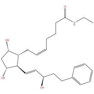(Z)-7-[(1R,2R,3R,5S)-3,5-Dihydroxy-2-[(E,3R)-3-hydroxy- 5-phenylpent-1-enyl]cyclopentyl]-N-ethylhept-5- enamide