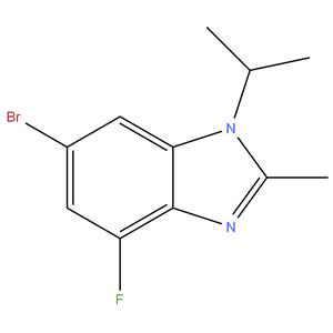 6-Bromo-4-fluoro-1-isopropyl-2-methyl-1H-benzo[d]imidazole